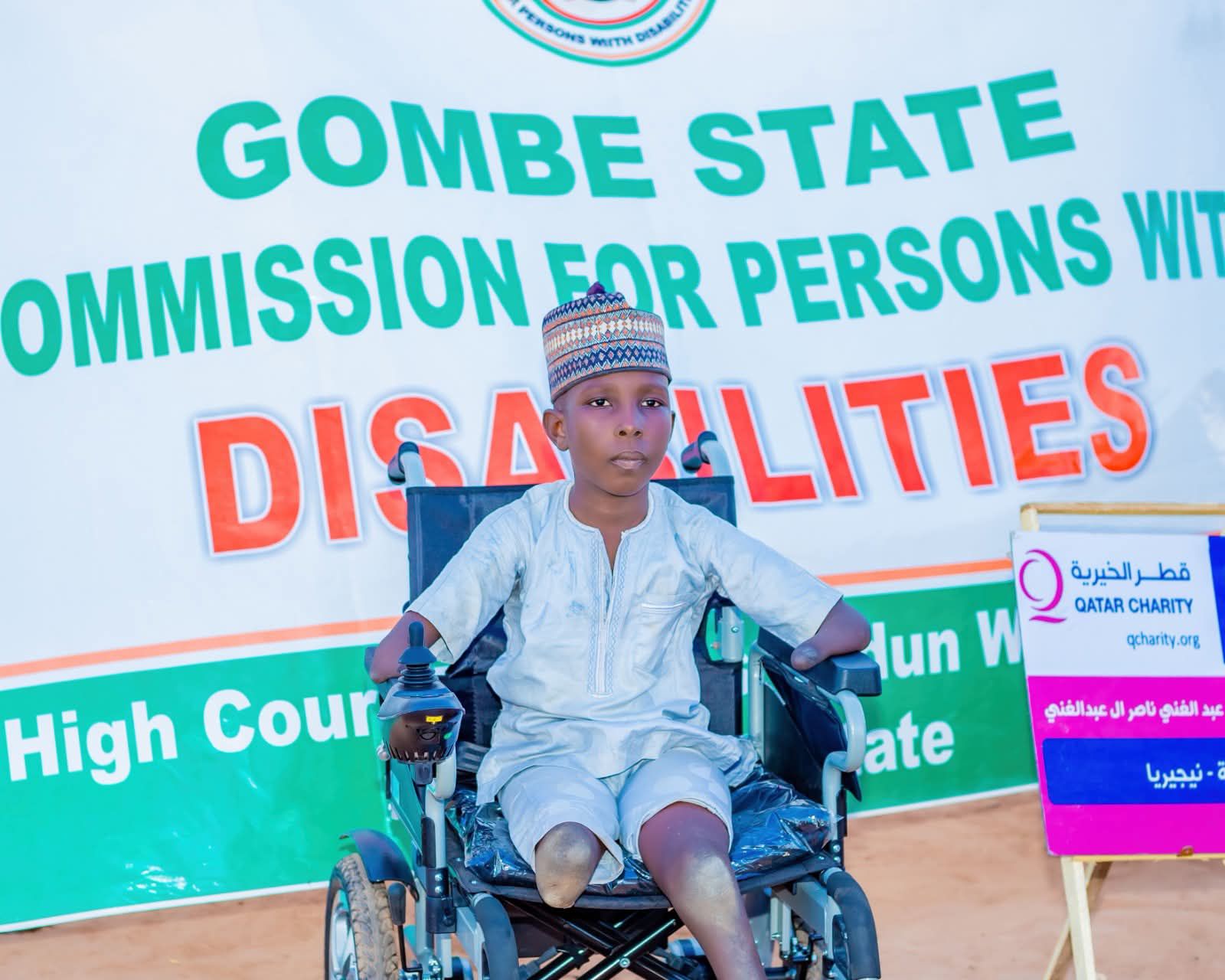 Gombe, Qatar Charity Empower Students with Disabilities With Mobility Devices